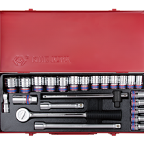 24 PC. 1/2" DR. 6PT Socket Wrench Set 4511MR
